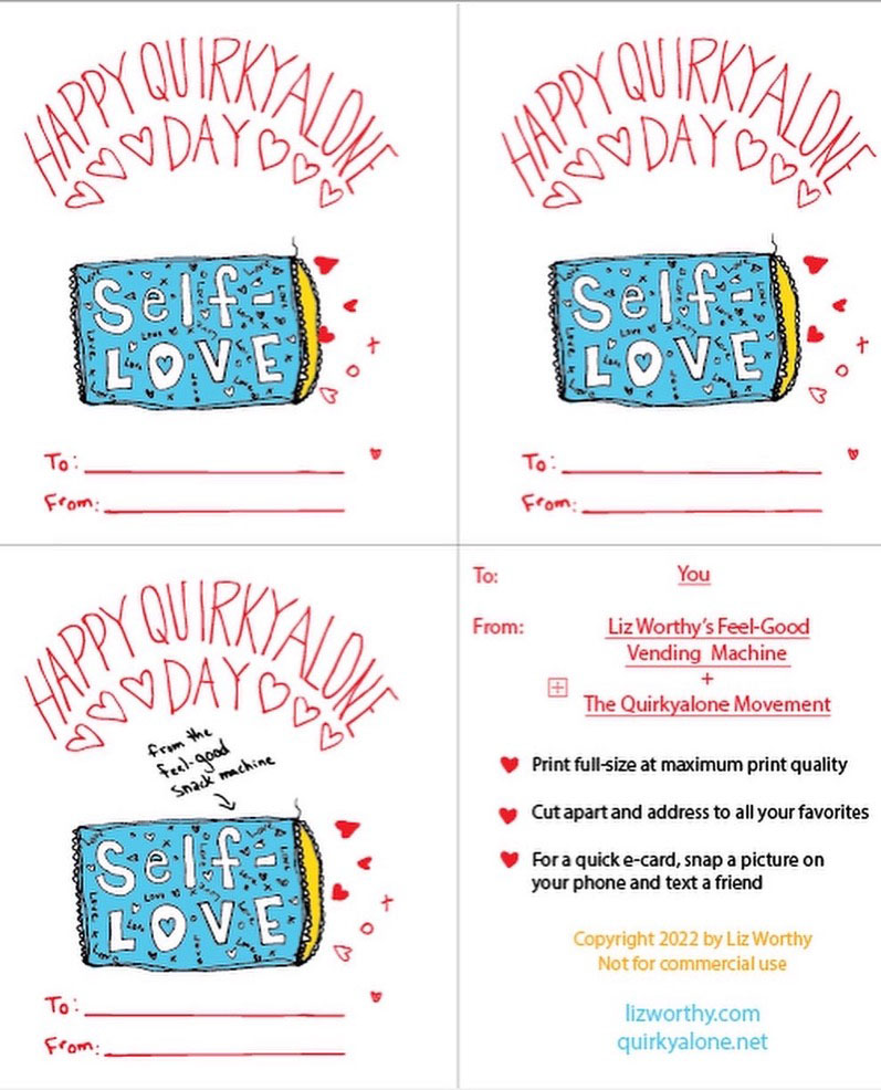 Quirkyalone Day Cards